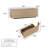 55.1'' W Rounded Wood Coffee Table With 4 Drawers