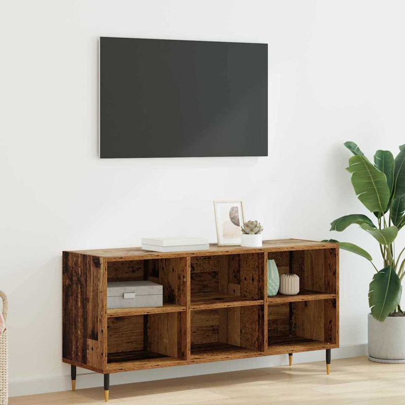 Unfinished TV Stand for TVs up to 48", Old Wood