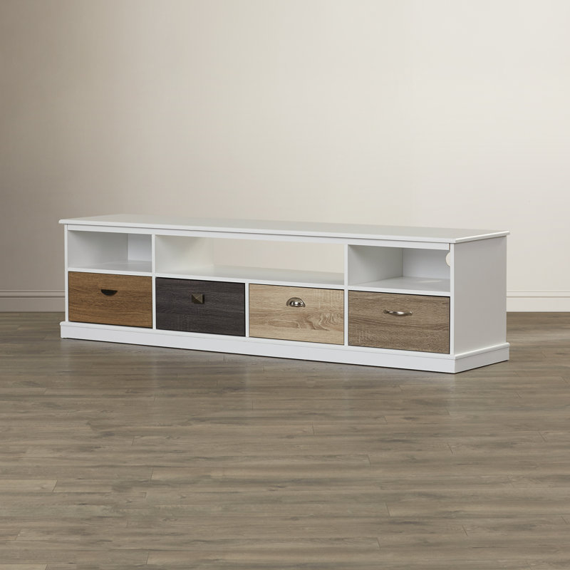 Creason Unfinished TV Stand for TVs up to 65", White