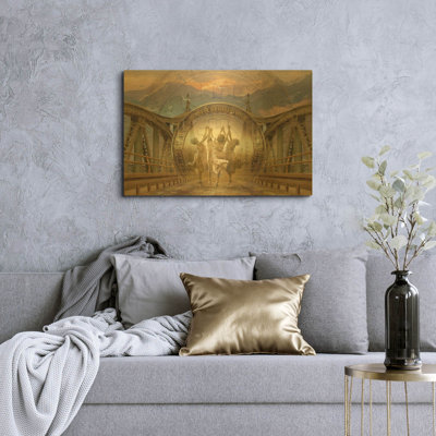 « Bitcoin Deco One » de Steve Hunziker, décoration murale en métal doré, 91,4 cm x 61 cm