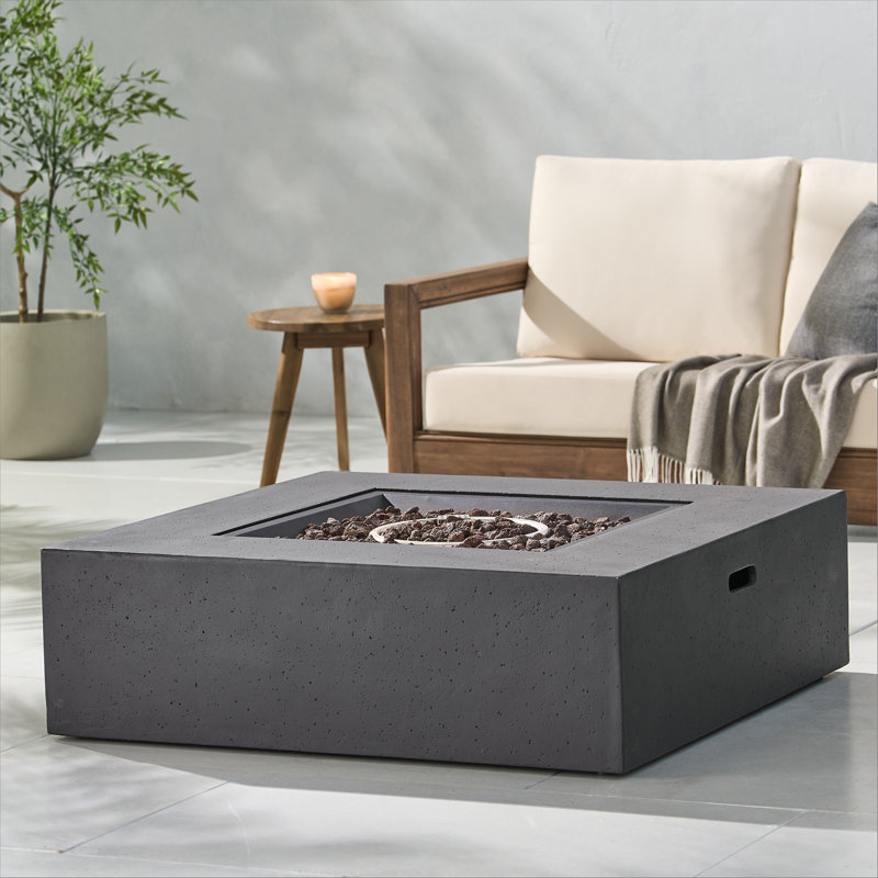RÉSERVOIR DE TABLE À INCENDIE 50 000 BTU, Gris foncé