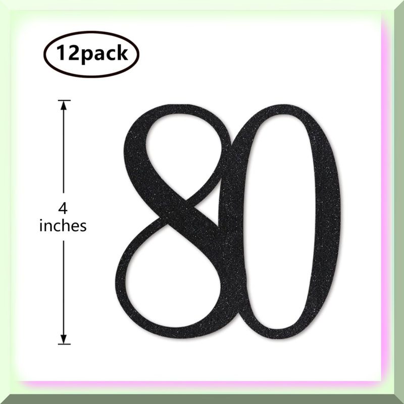 57th Birthday Banner Black 16 pcs