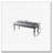 Tufted Fabric Upholstered Bench Nailhead Trim