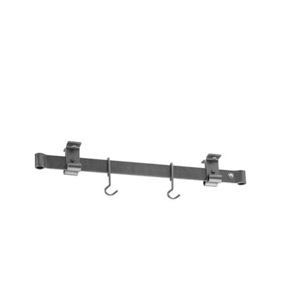 Steel Handcrafted Rectangle Wall Mounted Pot Rack