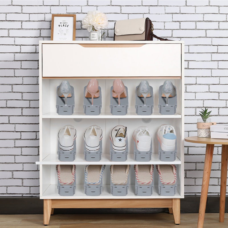 Shoe Rack, Grey, 30 pcs