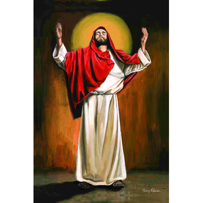 Louange Jésus 2 - peinture sur toile tendue