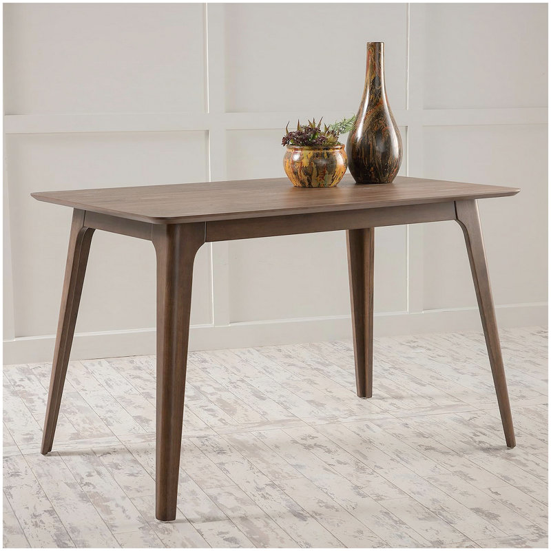 Dining Table Solid Wood Legs, Walnut, Walnut