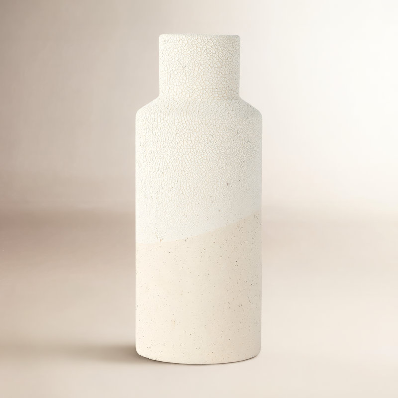 Vase de table en céramique Jennifer, H 11,02 po x l 4,53 po x P 4,53 po
