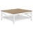 Wacissa Brown and White Square Coffee Table