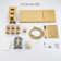  Rainier 4-Function 22" Wall Mounted Thermostatic Complete Shower System with 6 Body Jets and Rough in-Valve