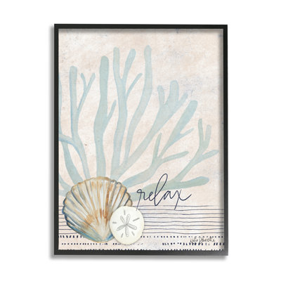 " Striped Sea Life Aquatic Seashells "