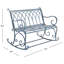 Banc de jardin en fer Baptista-957874589