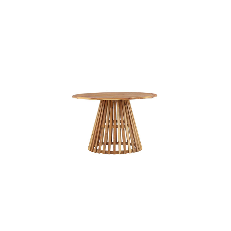 Bacote Acacia Round Dining Table