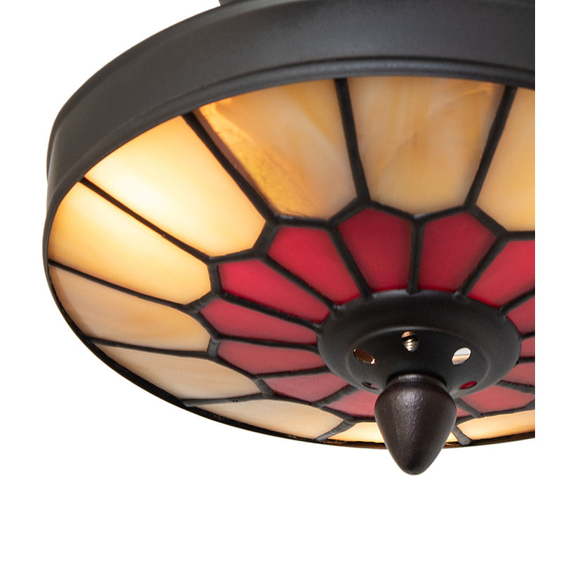 3 - Light Semi Flush Mount
