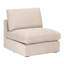 Fauteuil modulaire en tissu Daley
