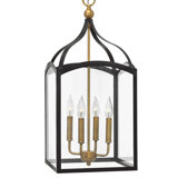 Jeremie 4 - Light Lantern Rectangle Pendant