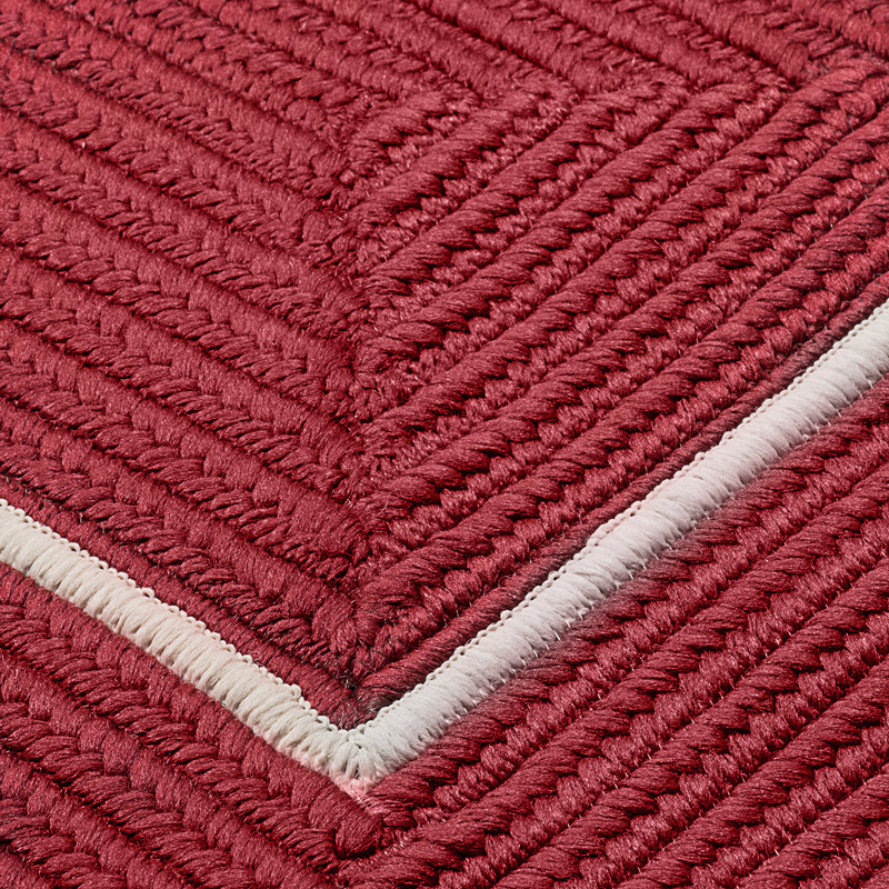 Tapis intérieur / extérieur Otis Arae - rouge, Rectangle 5 pi x 7 pi
