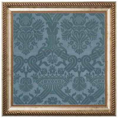 16x16 Picture Frame Silver Napolean Style 21178-901 , 2 Inch MDF Moulding , Includes Acrylic and Backing , Wall Display Frame for Art, Posters, or Photos 
