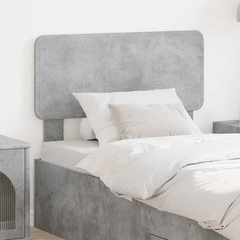 Headboard, UK Small Single - DE 75 x 190 cm, Concrete Grey