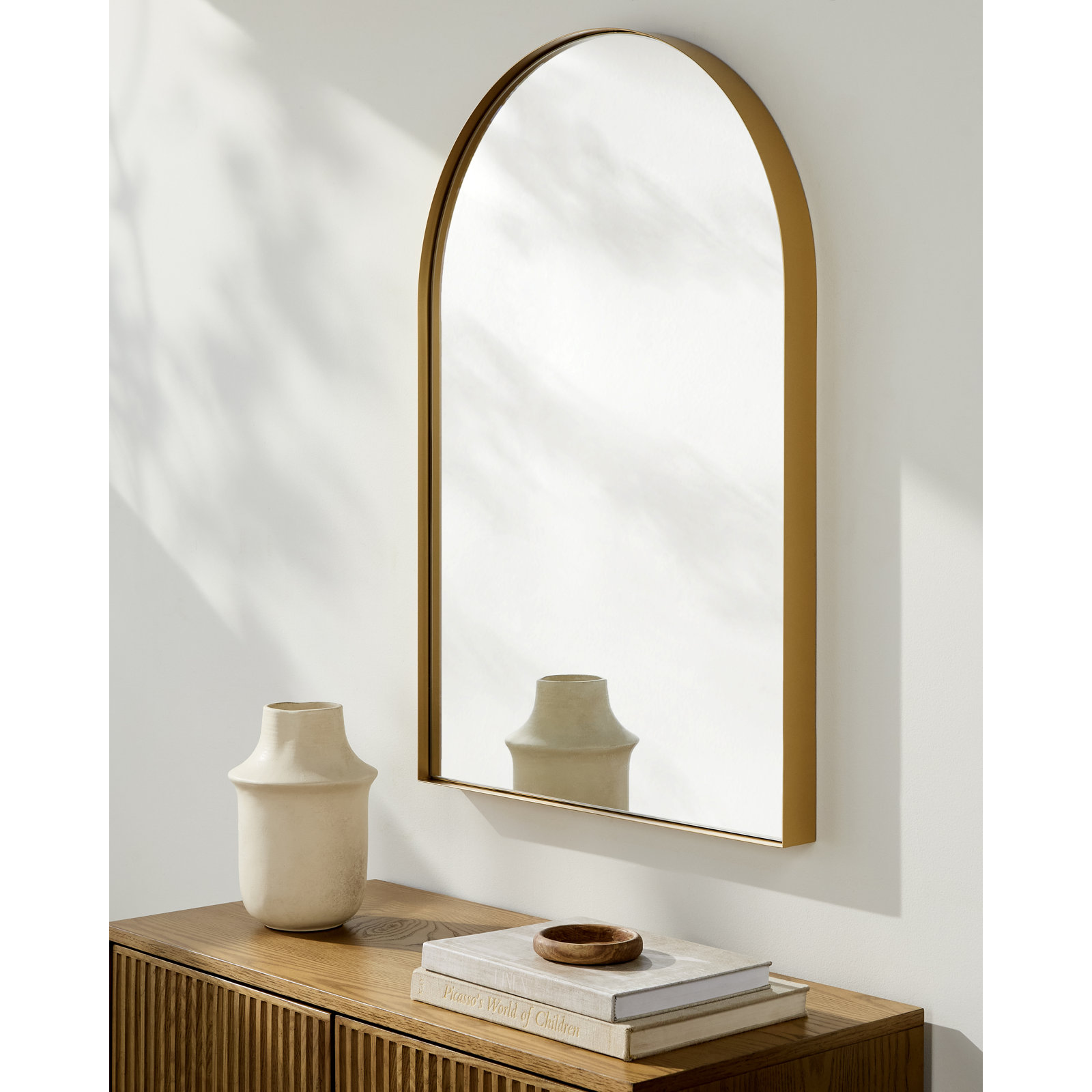 Accent Mirror, Gold, 35" x 24"