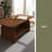 47 Inch Modern Living Room Coffee Table, Double-Layer Rectangular Coffee Table With Storage Function, Rounded Corner Design, MDF Material-781758122