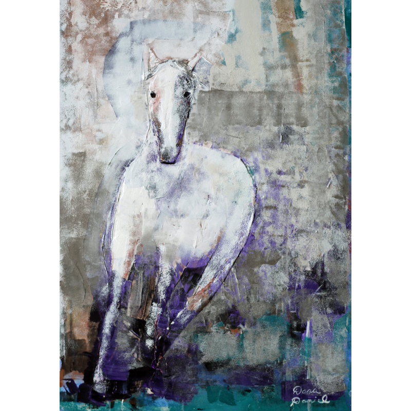 Feeling Free Print by Dara Daniel, 31.25" H x 25.25" W x 0.88" D, Black Framed Paper, White
