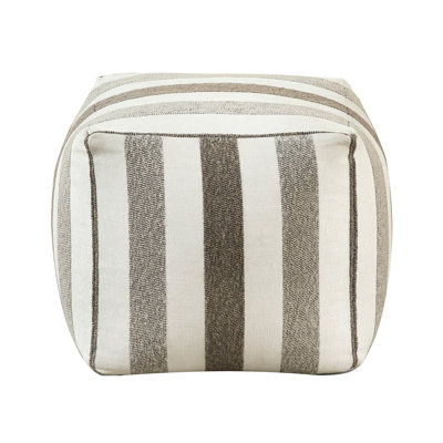 Square Non-Slip Pouf - Fabric, Spot Clean, Multi-Color Fabric Chair Upholstery, 5Lb Portable