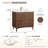 Mumbai 36" Single Sink Bath Vanity in Aged with White Grain Composite Stone Top-2138261974-2138261973-2138261976