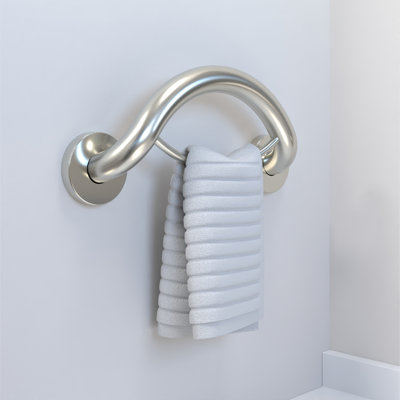 Porte-serviettes PLUS 14,5 po PLUS, conçu pour la sécurité de la salle de bain (capacité de 500 lb)