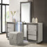 Ensemble coiffeuse avec tabouret Metropolitan