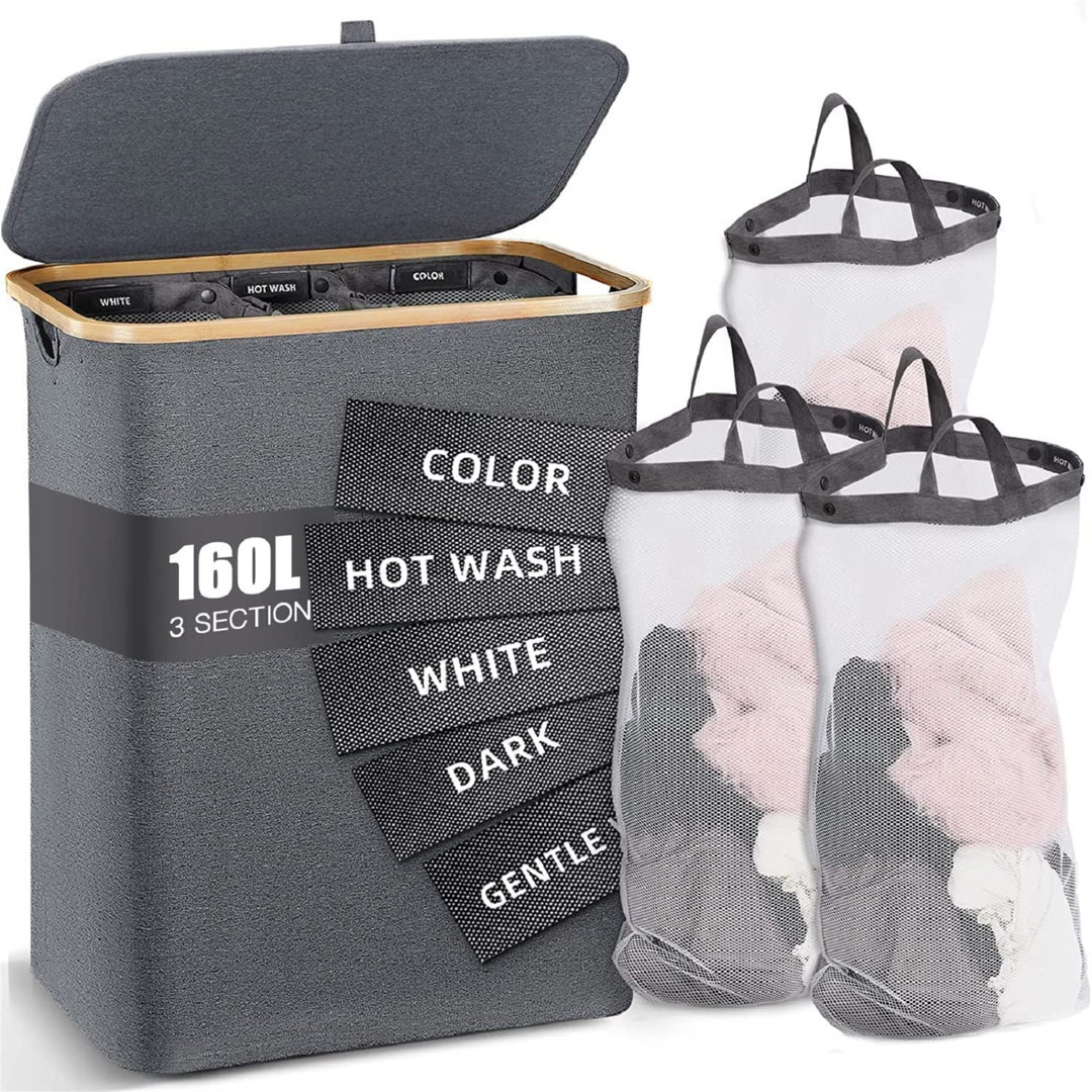 Laundry Basket With Lid