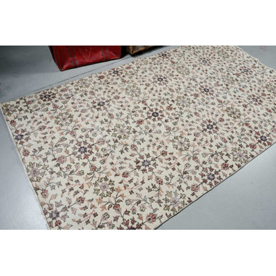 Tapis traditionnel de style turc fabriqué à la main avec un design de plancher rétro pour rehausser l'esthétique de votre maison