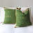 Hand-Embroidered Handwoven Cotton Decorative Pillow Cover with Button Closure