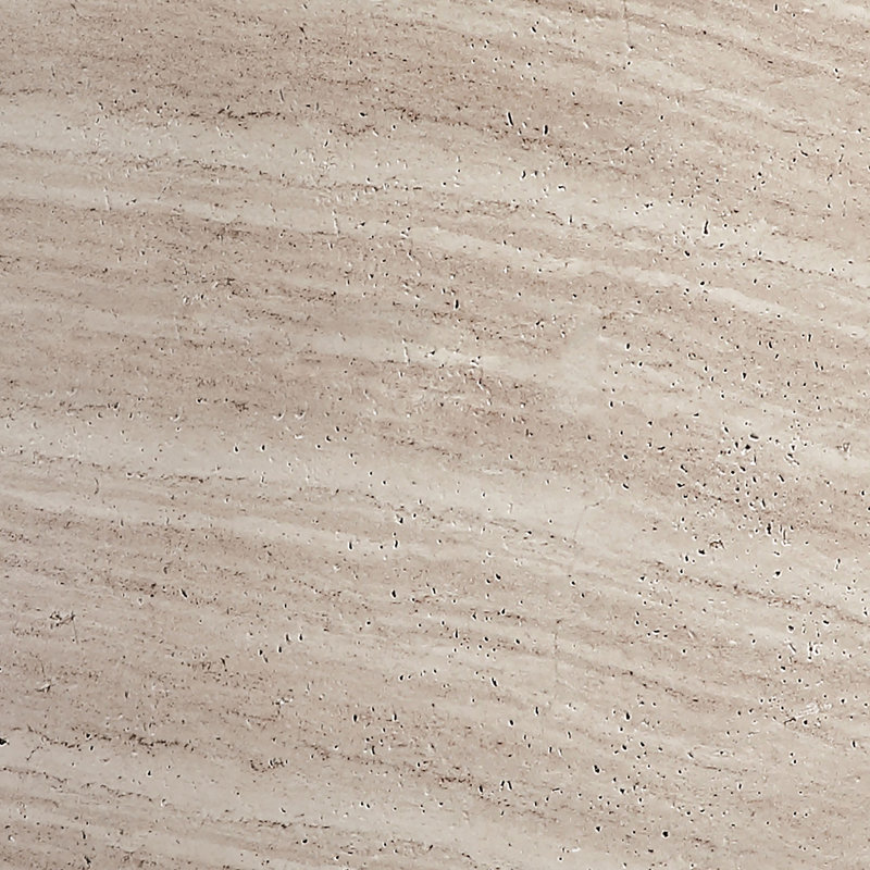 Jardinière en béton crème d'intérieur / extérieur Vessa Vessa, 17.75" W x 32" H, Travertin