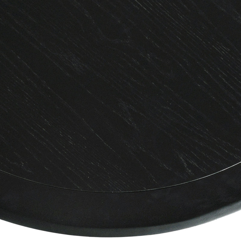 Ensemble de salle à manger 5 pièces Darlington, Microsuède beige naturel Gwen, Noir