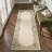 Floral Machine Washable Beige/Light Green/Ivory Indoor Area Rug With Non-Slip Backing-754911215