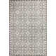 Lauring Geometric Handmade Tufted Wool Light Gray/Taupe/White Area Rug