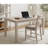 Vile Counter Height Table, 60 Inch Rectangular, Distressed Antique White