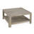 Square Coffee Table With Storage,Light Ash