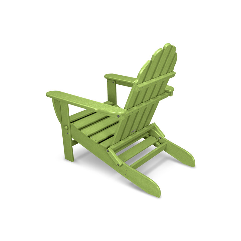 Chaise Adirondack d'extérieur en PEHD Classics, Limette