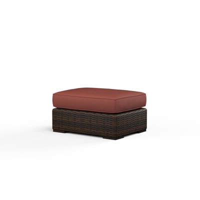 Repose-pieds d'extérieur avec coussin Bromie Naomie