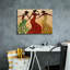 «Bungalow Rose» «Rhythm» par Monica Stewart, art mural sur toile-2095127271