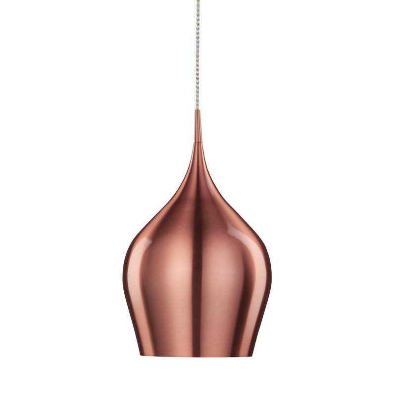 Tori 1 - Light Teardrop Pendant, Copper, 160cm H x 26.3cm W x 26.3cm D