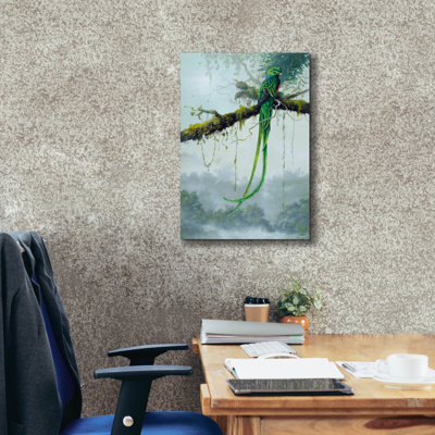 'Resplendent Quetzal' by Harro Maass, Canvas Wall Art