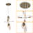 4-light Led Dimmable Cluster Pendant