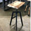 Tabouret de bar rotatif à hauteur ajustable Naughton