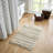 Woven Texture Stripe Bath Rug Natural 20X32"-1619075783