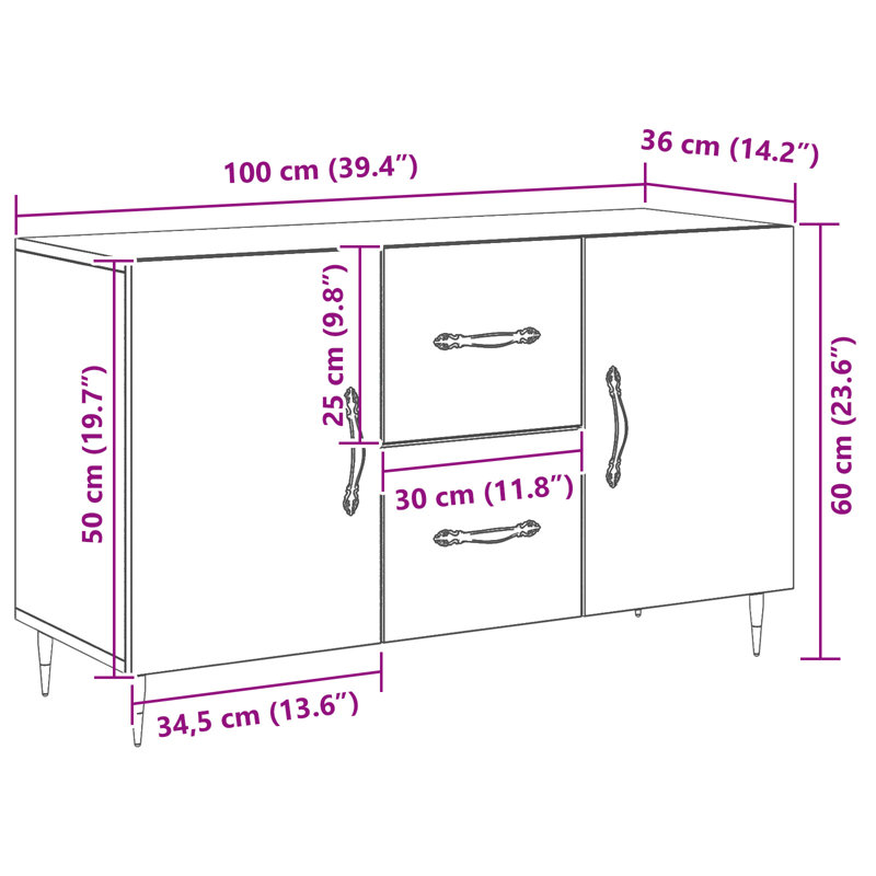 100cm Sideboard