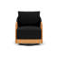 Alpine Outdoor Teak Swivel Armchair-7167865