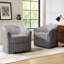 Aunna 78.2Cm Wide Swivel Barrel Chair-1249696299